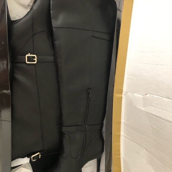 Thalia Sodi Womens Carulap Black Over-The-Knee Boots 8 Wide - Picture 4 of 7